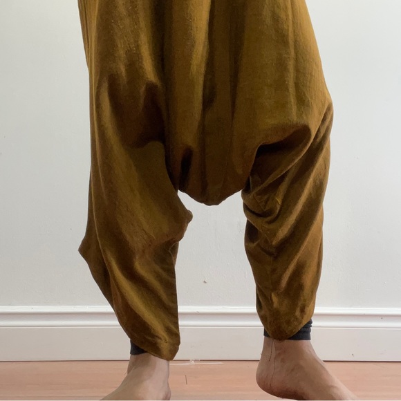 Khaki Brown women’s jumpsuit - Picture 5 of 8